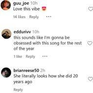Fans react to Avril Lavigne's post. (Image via Instagram/@avrillavigne)